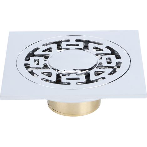 Siphon sol double usage – acier inoxydable – anti-odeur anti-insecte – cuisine / machine à laver / salle bain