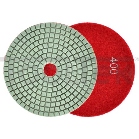 Disco lucidante per levigatura a umido di gres 125 mm GR400 (5/25/250) (1/4)