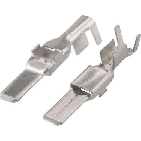200 connecteurs de faisceau de câblage automobile, bornes à sertir en laiton de 4,8 mm, compatibles avec les faisceaux de câblage des boîtes à fusibles automobiles. (1/5)