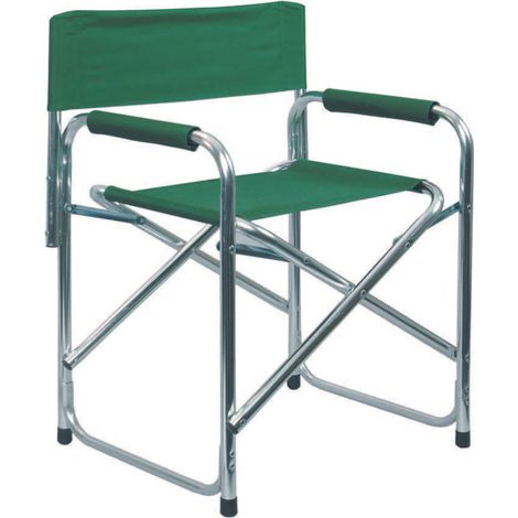 Sedia Regista In Alluminio Verde - cm.56x47x78h. (1/3)