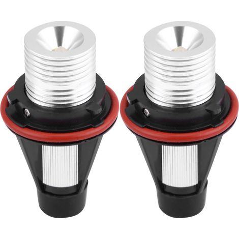 Lot de 2 ampoules LED yeux d'ange 6000K 5W haute luminosité pour véhicule E60 E61 E39 E53 (1/5)
