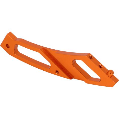 Plaque de renforcement arrière en aluminium pour HPI WR8 FLUX 1/8 - Compatible avec modèle Gymkhana Orange Ken Block