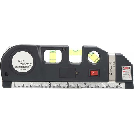 Niveau Laser Multifonction avec Mètre Ruban Intégré pour Mesures Précises (1/5)