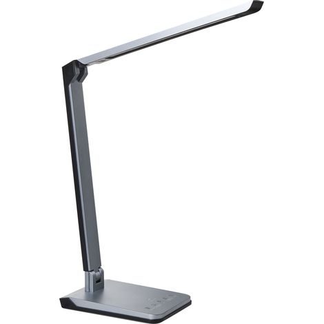 Home Office LED Lampada da scrivania Materiale sintetico Luminosità e colore regolabili Dimmer Grigio Pictor