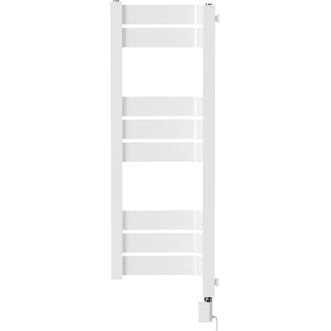 Miller White 850mm x 300mm Incorner Digital Thermostatic Electric Heated Towel Rail (1/5)