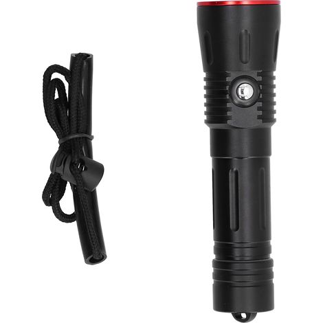 Lampe torche de plongée professionnelle 3000 lm, étanche IP68, ultra-lumineuse, idéale pour la pêche, la chasse, la récupération et le camping. (1/5)