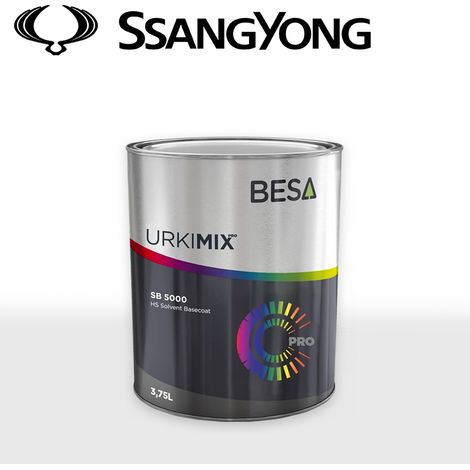 Pot de peinture Polyuréthane / bi composant Ssangyong  500 gr