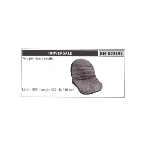 Sitzbezug UNIVERSAL Breite 500 mm Länge 400 mm H. 450 mm