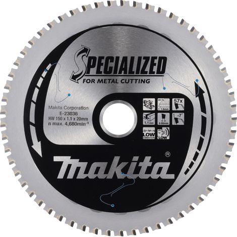 Makita EFFICUT Sägeblatt 150x20x57T, E-23036 (1/2)