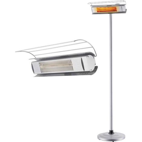 PIANTANA RISCALDANTE PER ESTERNO INFRAROSSI 1500W (1/4)