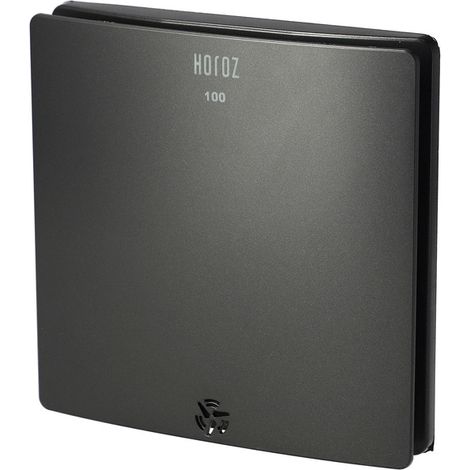 Aérateur classique 100 mm – Débit d'air 100 m³/h – Bruit 43 dB – Matériau ABS – Pour salle de bain, WC, cuisine – Horoz Electric