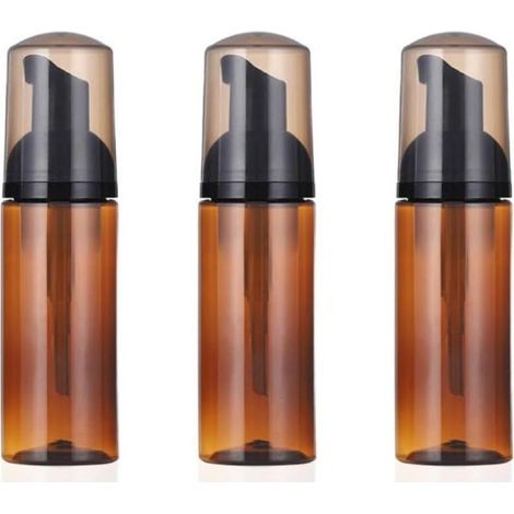 3 Pièces 60ml Flacon Pompe Vide, Flacon Voyage Mousse, Distributeur Savon Mousse Flacon, pour Le shampooing Conditioner Lotion Articles de Toilette (1/5)