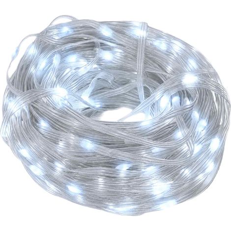 Cuerdas de luces 400 LED Blanco frío 40 m vidaXL (1/5)