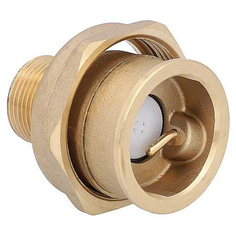 Soupape de retenue reglable avec ecrou-chapeau 1 1/2" fil male R 3/4" type 192