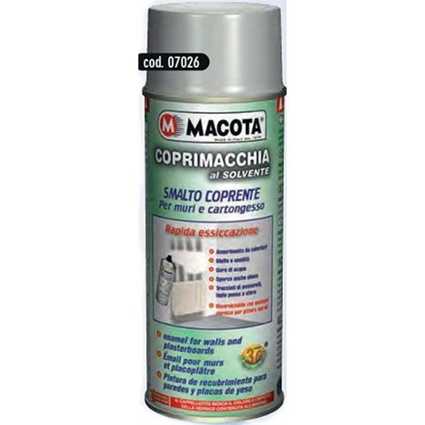 Macota Coprimacchia Vernice Spray per Muri e Cartongesso 400ml – A SOLVENTE (1/2)