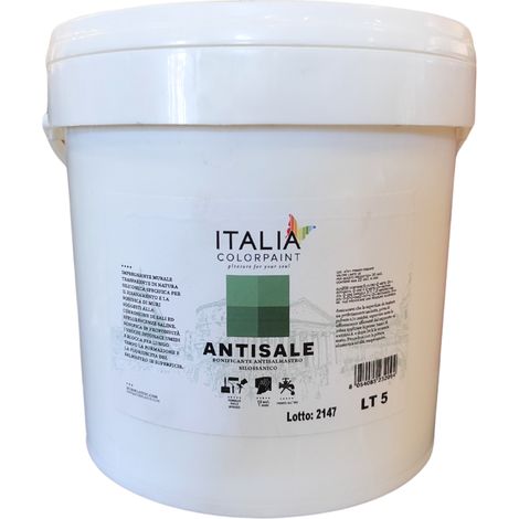 I pre trattamenti bonificanti antisale antisalmastro colore trasparente formato 5 lt - confezione 1