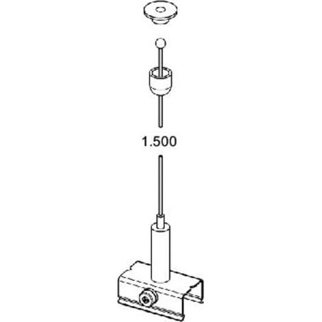 brumberg Seilabhängung 1,5m mit Schnellspanner 87135000 (1/2)