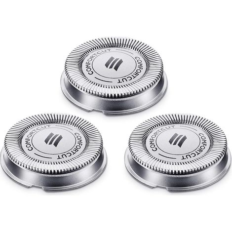 [JAMAIS UTILISÉ]Tête de Remplacement SH30 Compatible avec Série de Rasoirs Électriques 1000, 2000, 3000 , Non Originale (3 Pièces) (1/5)