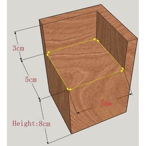 Basetbl – Ensemble de 4 rehausseurs de lit en bois – Hauteur 10cm – Pour meubles lourds – Installation facile sous lits et canapés