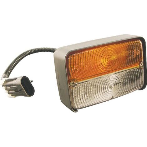 Luz de galib贸 e intermitencia hal贸gena frontal'rectangular 12 V 谩mbar / transparentee atornillable 120 x Cobo COBO 03275000 (1/2)