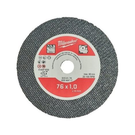 Disco Taglio 76mm Kit 5pz Milwaukee 4932464717
