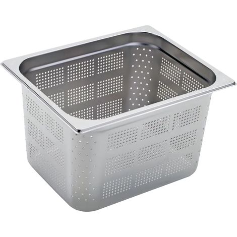Bac gastronorme perforé GN 1/2 - 200 en inox REDFOX - GND 1/2-200 - REDFOX
