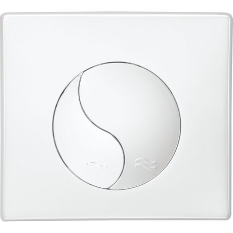 Cornat Ap3200, Piastra di Azionamento per Cassette di Risciacquo ad Incasso Vwc352/Wek2 Bianco