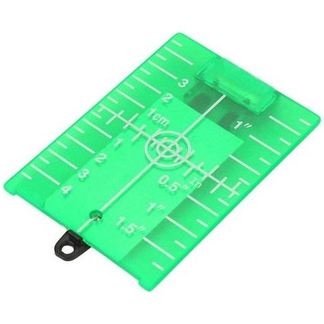 Plaque Cible Magnétique Plaque Cible Laser à Double Échavec Pied pour Ligne de Mesure de Niveau à Laser(Green) (1/4)