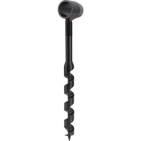 Perceuse à tarière manuelle noire, haute dureté, légère, Portable, survie pour le travail du bois en milieu sauvage, 19 à 230mm/0,75 à 9,06 pouces (1/5)