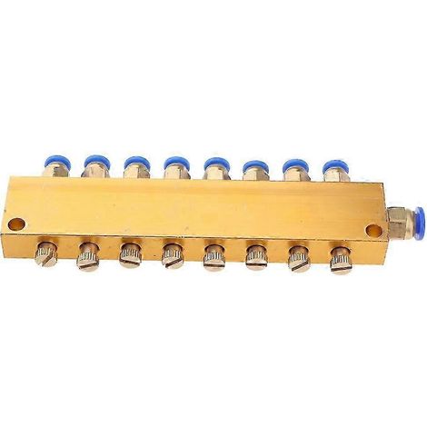 Ölverteilerventil aus Messing, 8-12-fach verstellbar-8 Way (1/5)