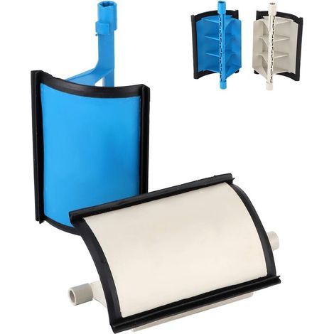 Accessoire de Réparation Volet Chauffage AC, Pièces Climatisation Kit à Double Zone avec Éponge 6480E3 Compatible 407 04 16 C5 01 08 Deux Zones Adapté pour CA Stable Durable Accessoires (1/5)