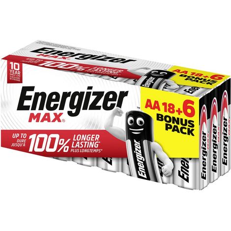 Energizer Max Batteria Stilo (AA) Alcalina/manganese 1.5 V 24 pz. (1/5)