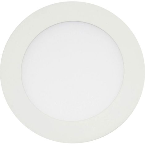 Plafonnier LED - 12 W - Blanc chaud ( 3000 K) - Plafonnier rond plat - Blanc chaud 9 Watt Blanc neutre (1/3)
