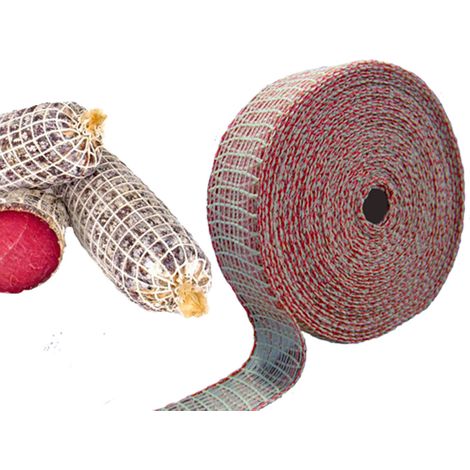 RETE ELASTICA PER SALUMI INSACCATI 12 QUADRI DIAMETRO 8MM ROTOLO 50 MT. (1/2)