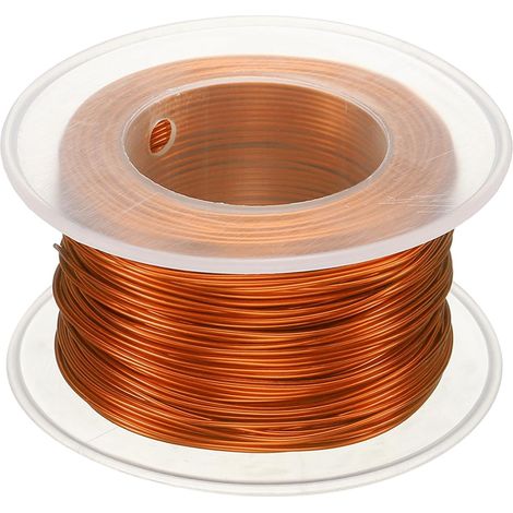 Fil Bonsaï Anodisé Aluminium Rouleau Calibre 0.8mm Rouge Orangé (1/5)