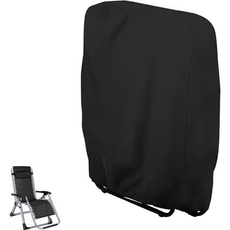 Housse de protection résistante aux intempéries pour chaises longues, housse de chaise imperméable, housse de chaise de jardin, housse de chaise pliante, housse de mobilier de jardin, housse de protec (1/5)