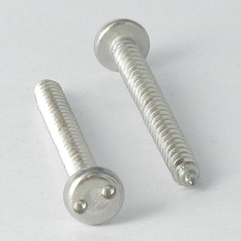 Vis tôle Inviolable Tête cylindrique TC Snake eyes 3.5X19 Inox A2-1 pièce