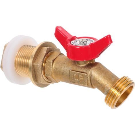 Robinet à Laiton Pouce Haut Débit Pour Récupération Eau De Pluie Installation Rapide Et Étanche Convient Pour Jardinage Et Stockage Liquide (1/5)