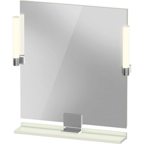 Duravit Sivida miroir, chrome, 650x36x650mm, éclairage à poser,