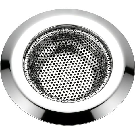 Crépine de baignoire, récupérateur de cheveux de 7,3 cm (2,87 pouces) pour baignoire, douche et sol, panier filtrant en acier inoxydable pour lavabo. (1/5)