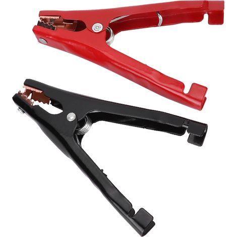 Pinces crocodiles isolantes 500 ampères pour batteries de voiture, compatibles avec les batteries 6V/12V (1/5)