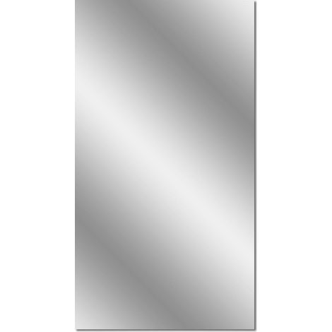 Film miroir autocollant, 200 x 60 cm, dalles de miroir autocollantes et flexibles, à coller sur les miroirs muraux, pour une utilisation DIY sur placards, portes, chambres, murs, salles de bain, salon (1/5)