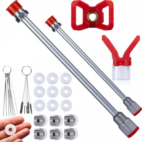 Set di Prolunghe per Pistola a Spruzzo 30cm e 50cm – Compatibile con Accessori Verniciatura  Filettatura 7/8"  Alta Pressione 290 Bar (1/5)