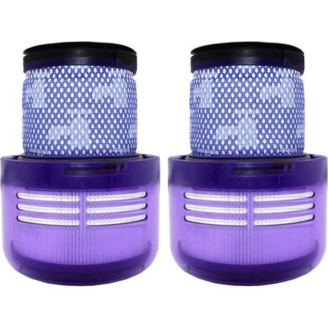 Juego de filtros de dos piezas - para aspiradoras Dyson V10 Slim/Digital Slim Fluffy/SV18 Cyclone series (1/2)