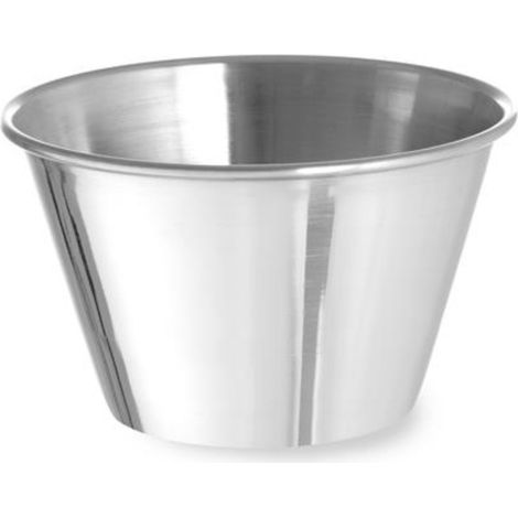 Ciotoline in acciaio inox per salse e intingoli, diametro 85 mm, confezione da 12 pezzi, 175 ml - Hendi 400043