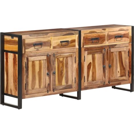 Sideboard 172x35x80 cm Massivholz Akazie Honigfarben