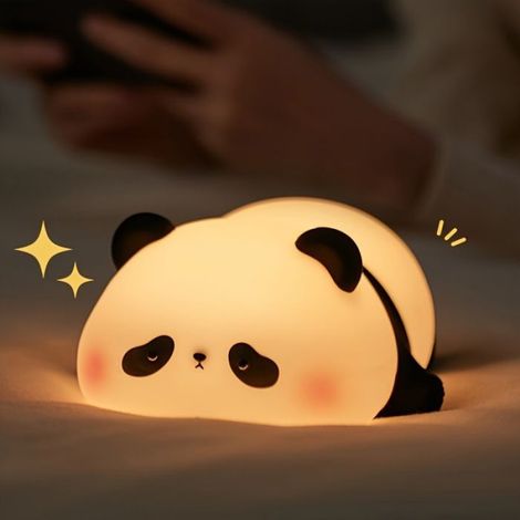 Mini veilleuse LED en silicone, lampe de camping en plein air, crée une atmosphère chaleureuse (1/4)