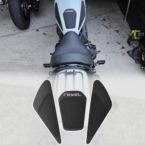Motorrad Tankpad für Honda Rebel CMX 250 300 500 2017-2024, rutschfest, schwarz (1/5)