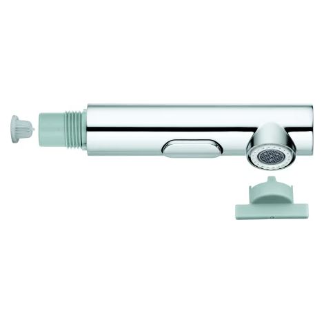 GROHE ducha extraíble 46926, para grifos de fregadero Essence, Concetto y Minta, phantom black, 46926KF0