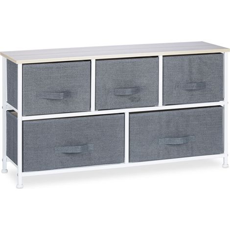 Lotto di 7 sistemi di scaffalatura con cassetti pieghevoli portaoggetti da ufficio 95 x 45 x 30 cm in acciaio bianco 130006841